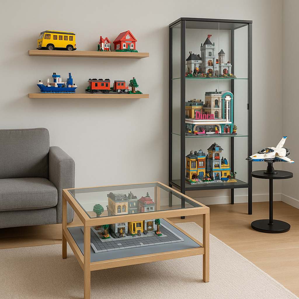 Creative Ways to Display LEGO Collections at Home