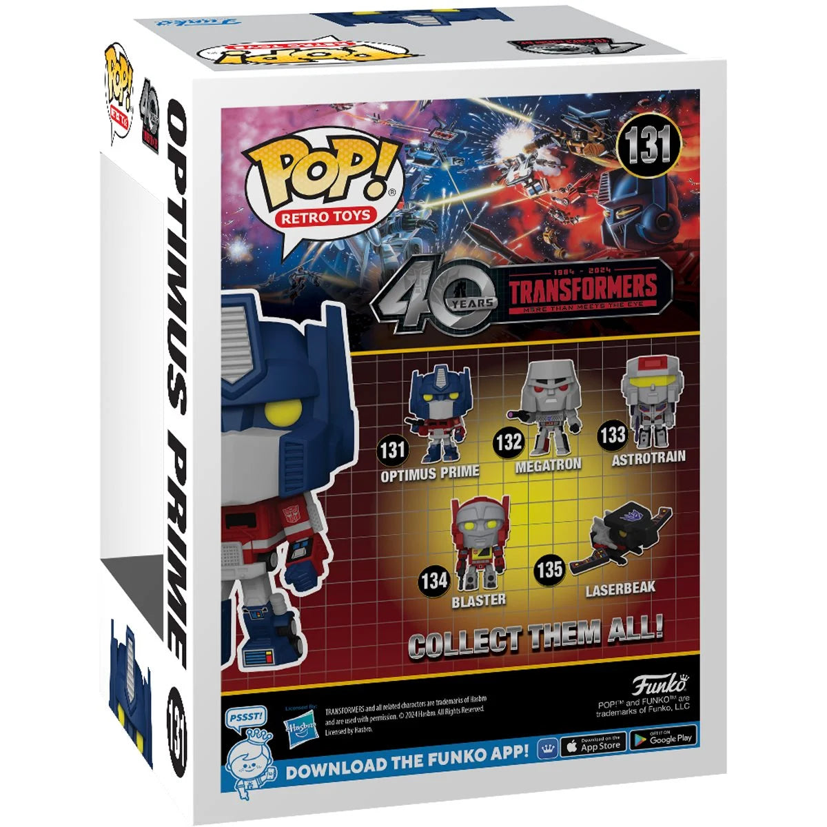 Optimus Prime #131 Funko Pop! - Transformers - Generation 1