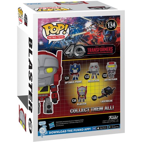 Blaster #134 Funko Pop! - Transformers - Generation 1
