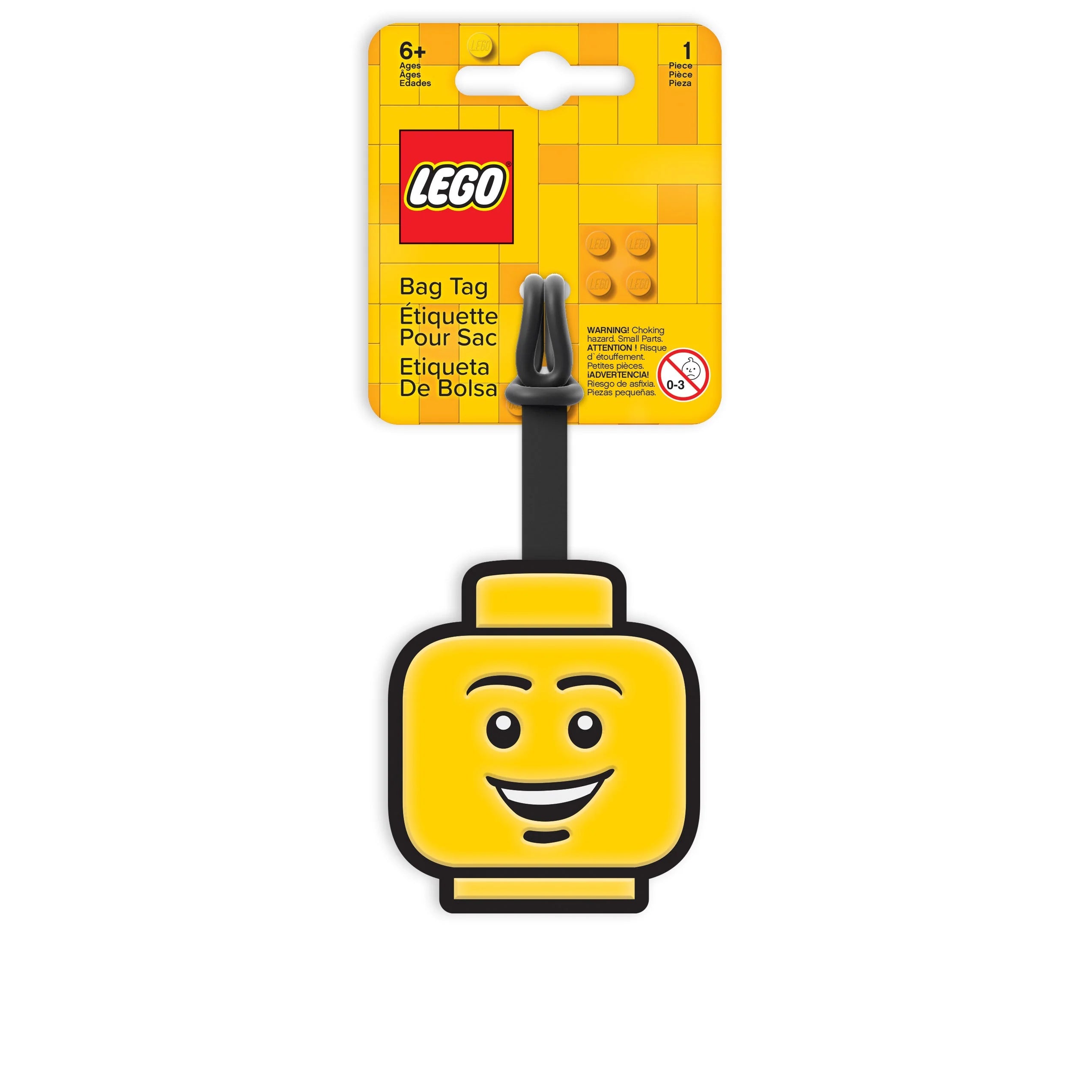 51167 LEGO Iconic Boy Face Bag Tag