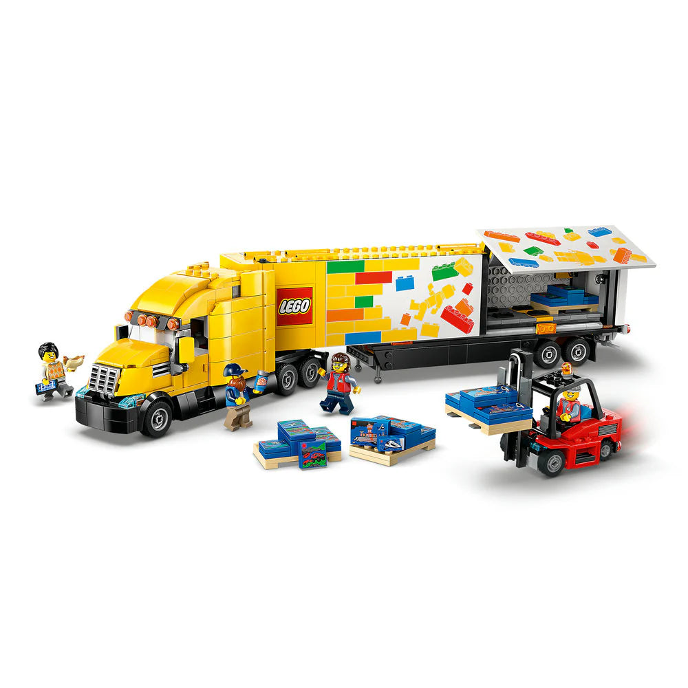 60440 Yellow Delivery Truck
