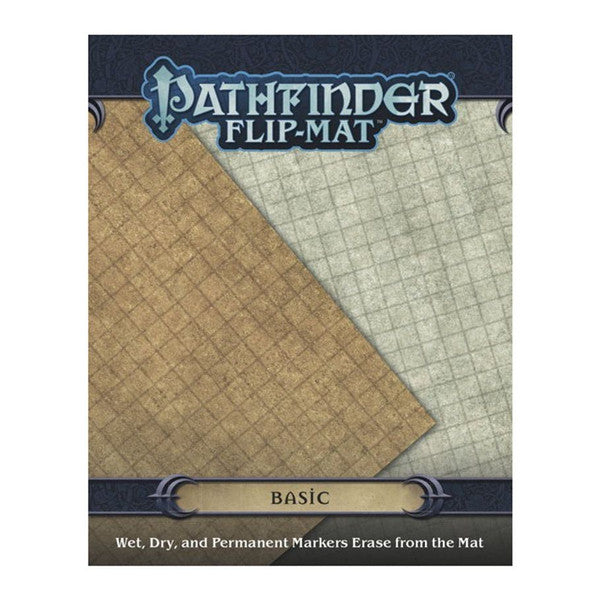 Pathfinder Flip-Mat with grid and textured designs on a white background