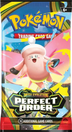 pokemon booster box mega evolution Pokémon TCG: ME03: Perfect Order Booster Pack (No Cardboard Hanger)